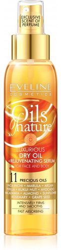 EVELINE COSMETICS Oils of Nature Dry Oil Rejuvenating Serum 125ml - Massage Oil - Main image