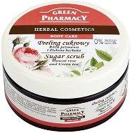 GREEN PHARMACY Cukrový peeling Muškátová ruže a Zelený čaj 300 ml - Peeling