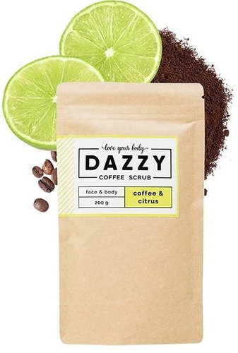 DAZZY Coffee Scrub Citrus 200g - Body Scrub - Main image