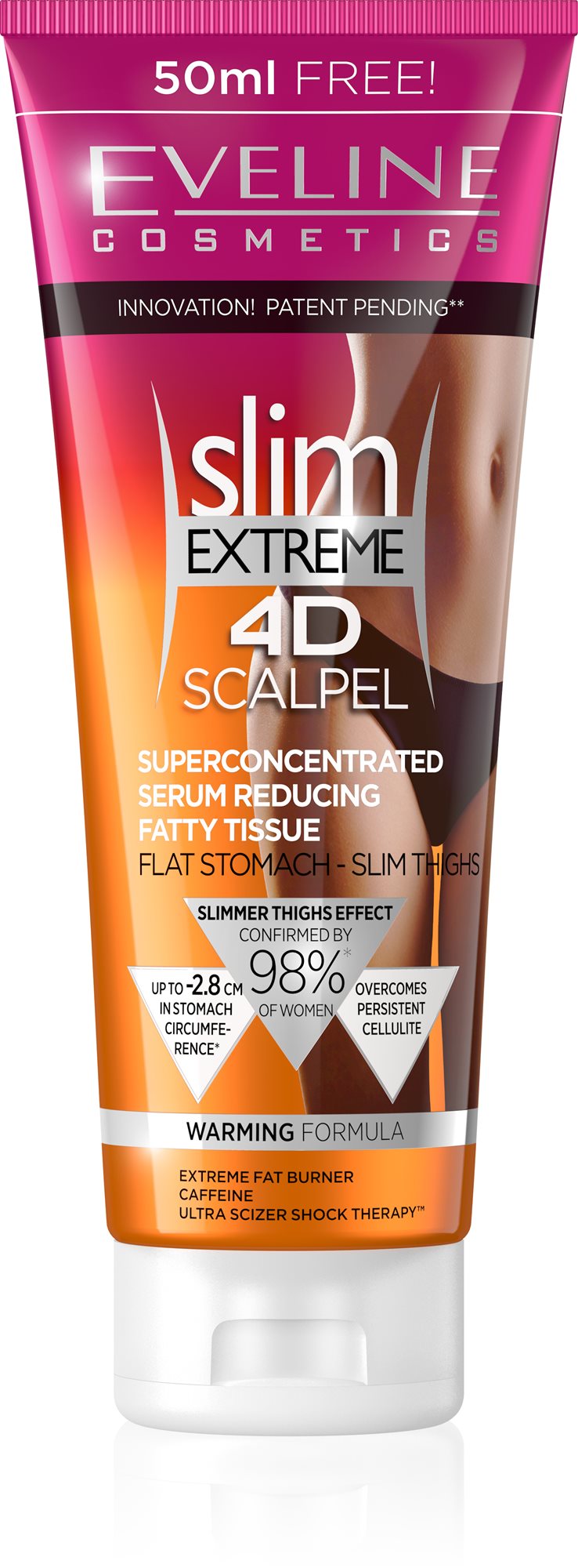 EVELINE COSMETICS Slim Extreme 4D Scalpel Superconcentrated Serum Reducing Fatty Tissue 250 ml