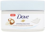 Testradír Dove Crushed Macadamia & Rice Milk body scrub 225ml - Tělový peeling