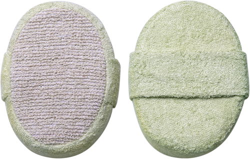 TITANIA Natural Body Care fürdő és masszázs szivacs/ovális alakú - Masszázskesztyű - Fő fotó