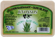 KNOSSOS Greek olive soap with the scent of aloe 100 g - Bar Soap