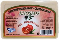 KNOSSOS Greek olive soap with pomegranate scent 100 g - Bar Soap