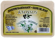 KNOSSOS Řecké olivové mýdlo s vůní jasmínu 100 g - Tuhé mýdlo