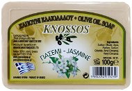 KNOSSOS Řecké olivové mýdlo s vůní jasmínu 100 g - Tuhé mýdlo