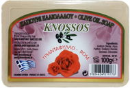 KNOSSOS Greek olive soap with the scent of roses 100 g - Bar Soap