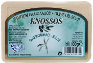 KNOSSOS Řecké olivové mýdlo s vůní šalvěje 100 g - Tuhé mýdlo