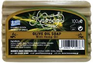 KNOSSOS Řecké olivové mýdlo s konopným olejem 100 g - Tuhé mýdlo