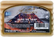 KNOSSOS Greek olive soap with volcanic lava sand 100 g - Bar Soap