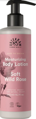 URTEKRAM Organic Wild Rose Body Lotion, 245ml - Body Lotion - Main image