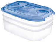 Tontarelli Nuvola Plus Set dóz 1 l/1 l/2 l transparentní/modrá - Food Container Set