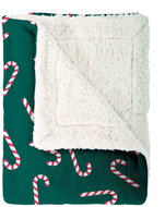 Mistral Home Blanket lamb Candy Cane 130 × 170 cm green - Blanket