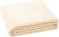 Today Blanket with embossed pattern, 130 × 180 cm, Moeli, white - Blanket