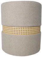 Today Taburette KALI, diameter 35 cm, grey - Ottoman