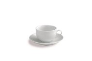 Tognana METROPOLIS BIANCO Set of 6 Tea Cups and Saucers - Set of Cups