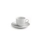 Tognana Set of 6 Coffee Cups 80ml with Saucers METROPOLIS BIANCO - Set of Cups