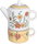 A. Fontebasso Tasse mit Kännchen mehrfarbig 400 ml