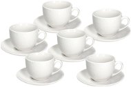 Tognana Tea Cups Set 270ml with Saucers 6 pcs GOLF - Set of Cups