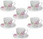 Tognana Tea cups and saucers set 180 ml 6 pcs WILD ROSE - Set of Cups