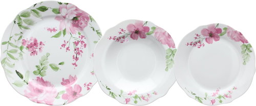 Tognana Dining set 18 pcs WILD ROSE - Dish Set - Main image