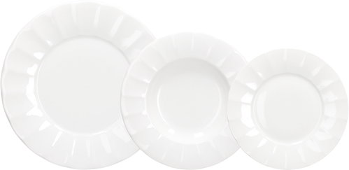 Tognana Andrea Fontebasso QUEEN BIANCO 18-Piece Dinner Set - Dish Set - Main image