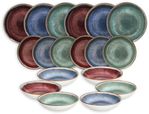 Tognana Andrea Fontebasso IBIZA 18-piece Dinner Set - Dish Set - Main image