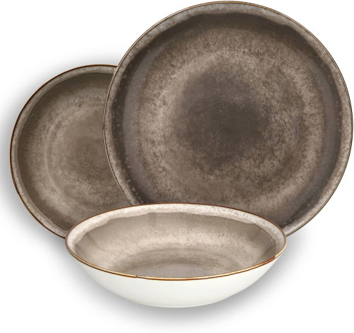 Tognana Andrea Fontebasso GRIGIO 18-piece Dinner Set - Dish Set - Main image