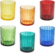 Tognana Sklenice 6 ks set barevné 350 ml LOUNGE MULTICOLOR - Glass