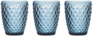 Tognana Sklenice 3 ks set modré 260 ml DIAMOND AZZURRO - Glass