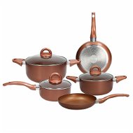 Tognana Copper GRANCUCINA COPPER & CHARCOAL RAME Cookware Set, 8pcs - Cookware Set
