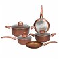 Tognana Copper GRANCUCINA COPPER & CHARCOAL RAME Cookware Set, 8pcs - Cookware Set