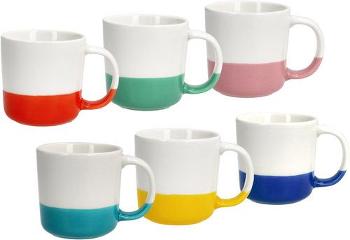 Tognana Sada 6 ks kávových šálků RAINBOW vícebarevné 110 ml - Súprava šálok - Hlavný obrázok