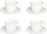 Tognana QUEEN BIANCO Teetassen- und Untertassenset 220 ml 4 Stück weiß - Tassen-Set