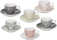 Tognana Set of Coffee Cups and Saucers 6 pcs 80ml IRIS ALICIA - Set of Cups