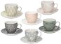 Tognana Tea Set with Saucers, 200ml, IRIS ALICIA - Set of Cups
