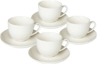 Tognana PERLA BIANCO Tea Set with Saucers, 4pcs, 250ml - Set of Cups