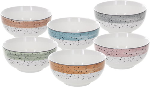 Tognana IRIS SIENNA Set of 6 bowls 14 cm - Bowl Set - Main image