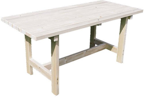 TOHOS Table 160 × 70, solid wood - Garden Table - Main image