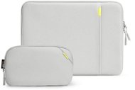 tomtoc Schutzhüllen-Set - 13" MacBook Pro / Air, grau - Laptop-Hülle