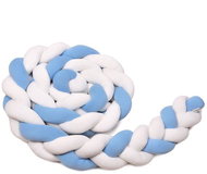 T-TOMI Knitted mat 220 cm White + blue - Crib Bumper