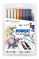 TOMBOW ABT Manga Shonen, double-sided, 10 pcs - Felt Tip Pens