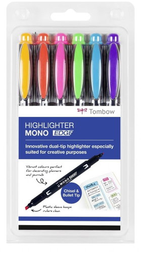 Tombow Highlighter MONO edge, set of 6 - Highlighter - Main image