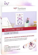 Tombow Watercolouring Canvas Set Elegant Butterflies - Creative Kit