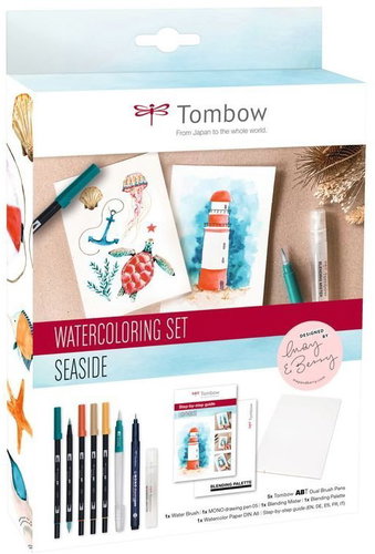 Tombow Watercolour Seaside Set - Creative Kit - Main image