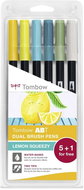 TOMBOW LEMON double-sided - set of 6 (limited edition) - Felt Tip Pens