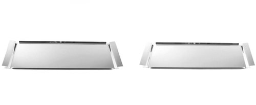 Toner 2-piece Set of Square Trays, Stainless Steel 18/10 - Kit - Main image