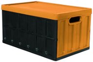Tontarelli Összecsukható láda 46L fedéllel fekete/narancssárga - Szállítódoboz