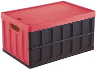 Tontarelli Rozkládací přepravka 46L s víkem černá/červená - Shipping Box