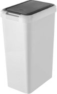 Tontarelli Abfallbehälter Touch & Lift - 9 Liter - creme/grau - Mülleimer
